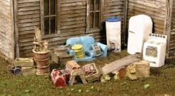 Monroe Models HO 2302 Mini-Tales Back Yard Junk Set