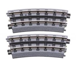 MTH RealTrax O 40-1022-2 O-31 Half Curve Track (2-Pack)