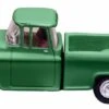 Woodland Scenics HO JP5590 Just Plug Illuminated Vehicle, Green Pickup -Model Train Shop WOO JP5590 2 93442.1671209650