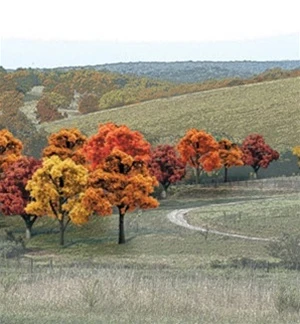 Woodland Scenics TR1575 Value Trees, Fall Deciduous Trees, 3/4" To 2" (38) 3 Woodland Scenics TR1575 Value Trees, Fall Deciduous Trees, 3/4" To 2" (38)