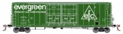 Athearn Genesis HO G68994 50' PC&F Box Car With 8'+8' Youngstown Doors, Evergreen #3922
