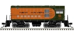 Atlas Master Line HO 10003984 Silver Series HH600/660 Locomotive, New Haven (Full Balloon) #0930