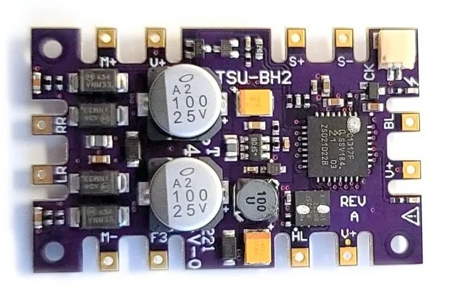 Soundtraxx HO 884814 TSU-BH2 Tsunami 2 Bachmann Upgrade DCC Sound Decoder, Steam-2 3 Soundtraxx HO 884814 TSU-BH2 Tsunami 2 Bachmann Upgrade DCC Sound Decoder, Steam-2