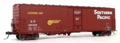 Moloco HO 51025-03 PCF 50' RBL Plate B Box Car With 10-0 Offset Door, Southern Pacific #695378